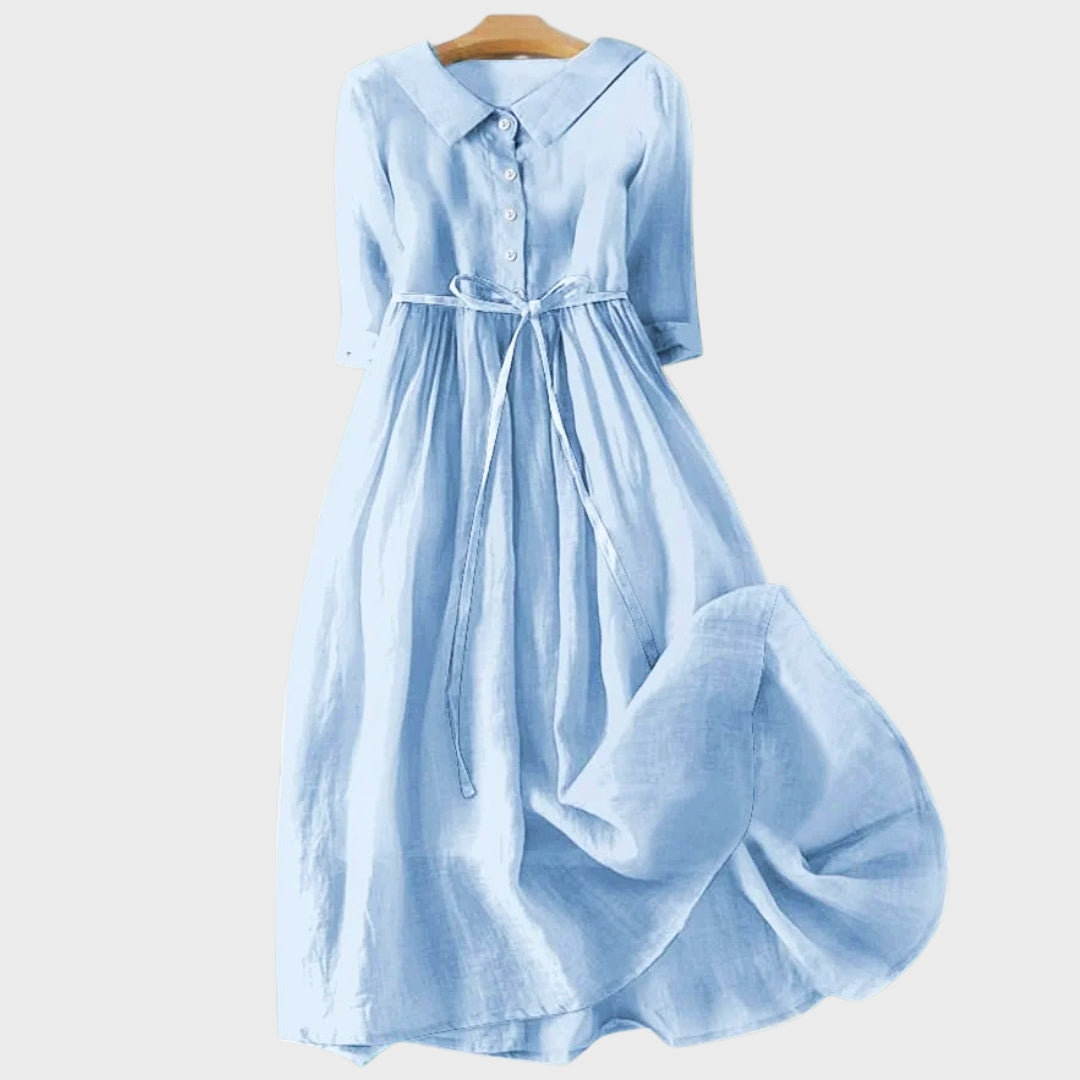 Elegant Women's Short-Sleeve Occasion Dress