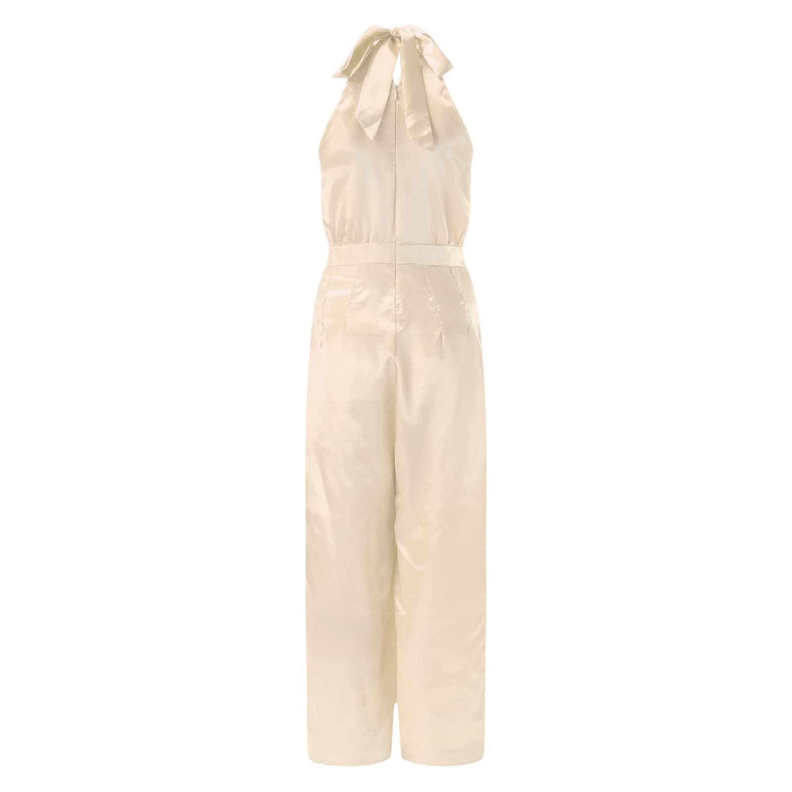 Chic Halter Neck Jumpsuit for Effortless Style and Comfort