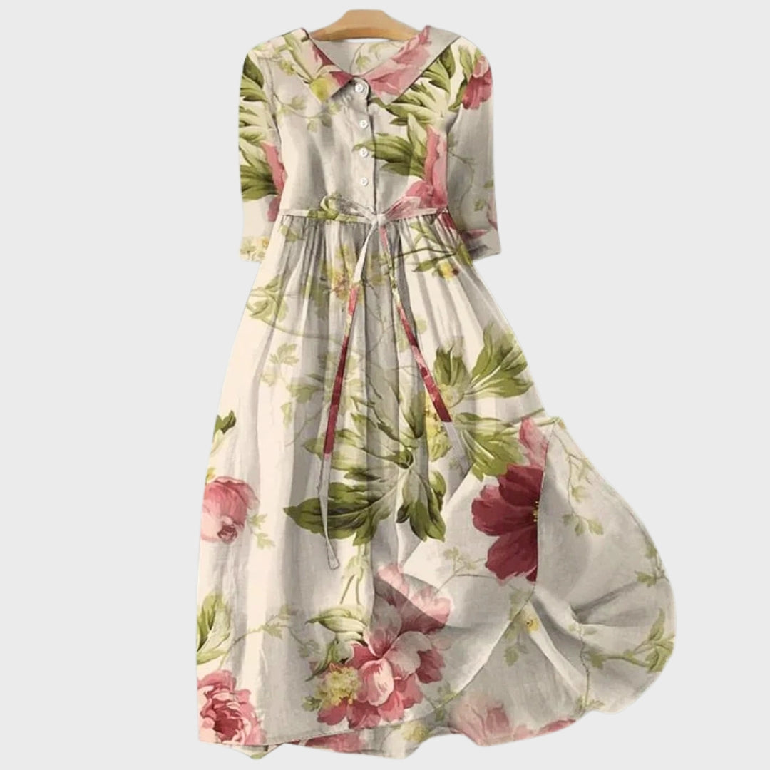 Elegant Women's Short-Sleeve Occasion Dress