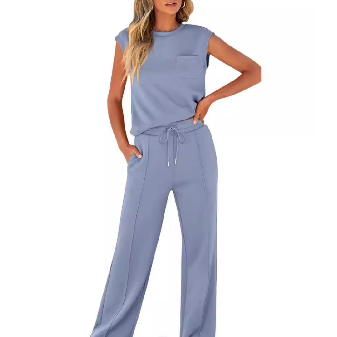 Elvara Casual Summer Lounge Co-Ord Set