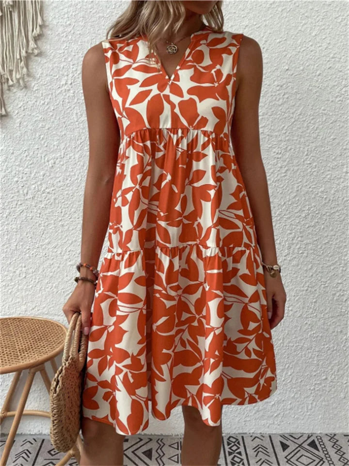 Flowy Blooming Floral Dress – Lightweight & Elegant