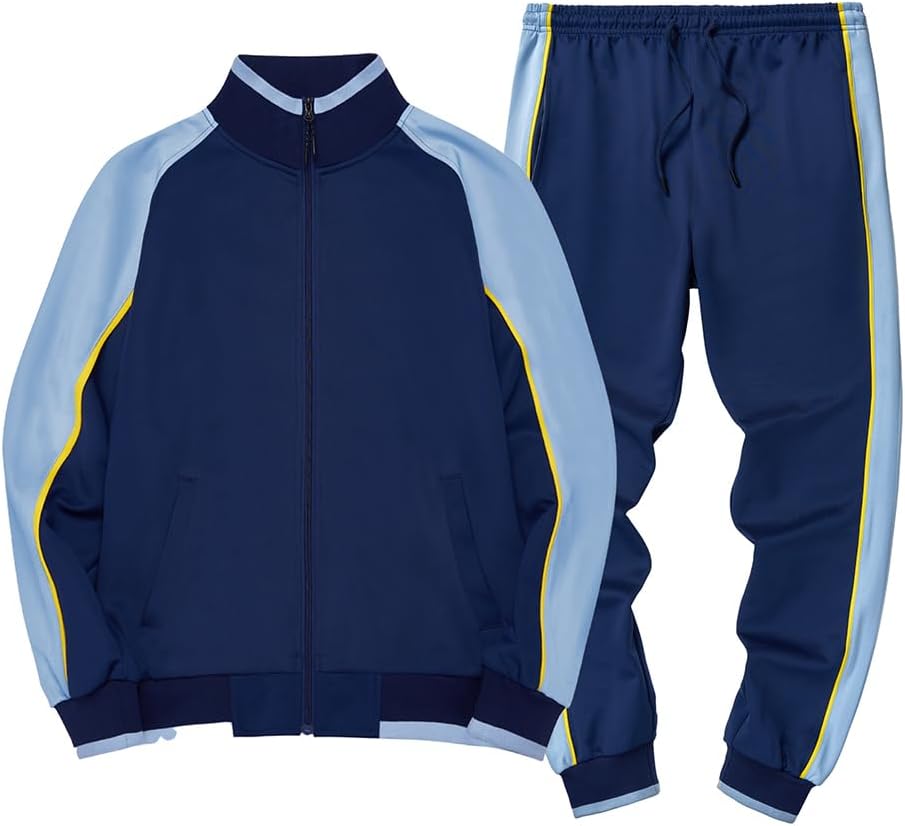 Men's Tracksuit: Full-Zip Jacket, Raglan Sleeves