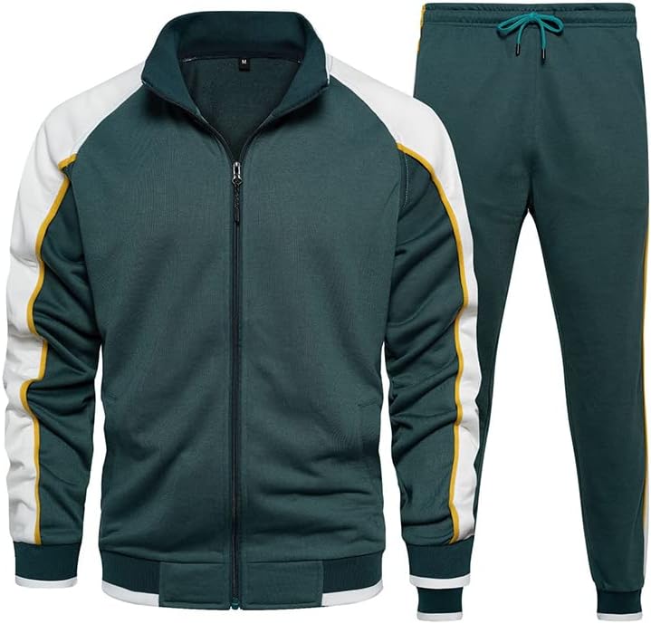 Men's Tracksuit: Full-Zip Jacket, Raglan Sleeves
