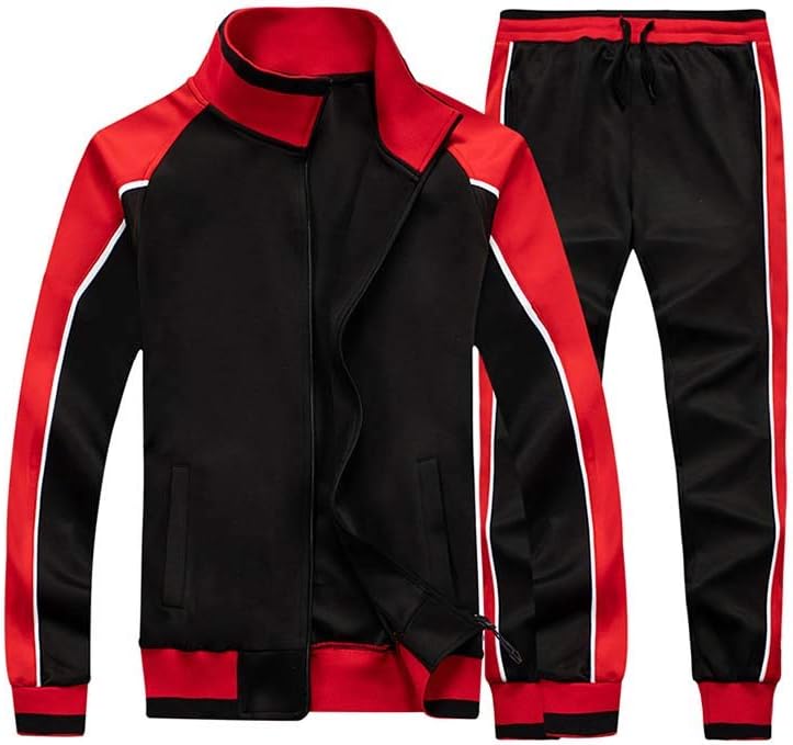 Men's Tracksuit: Full-Zip Jacket, Raglan Sleeves