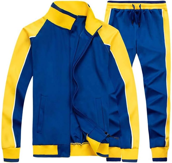 Men's Tracksuit: Full-Zip Jacket, Raglan Sleeves