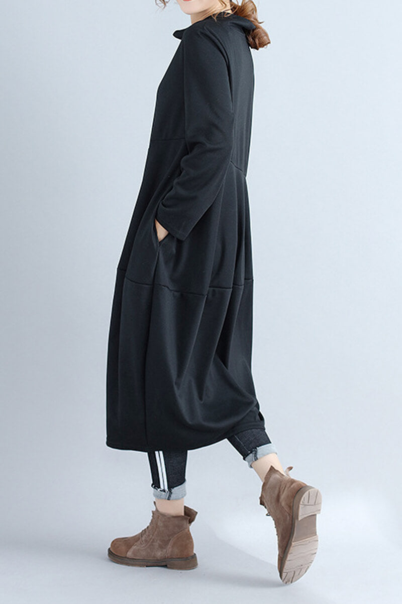 Comfortable Urban Midi Dress for Effortless Style