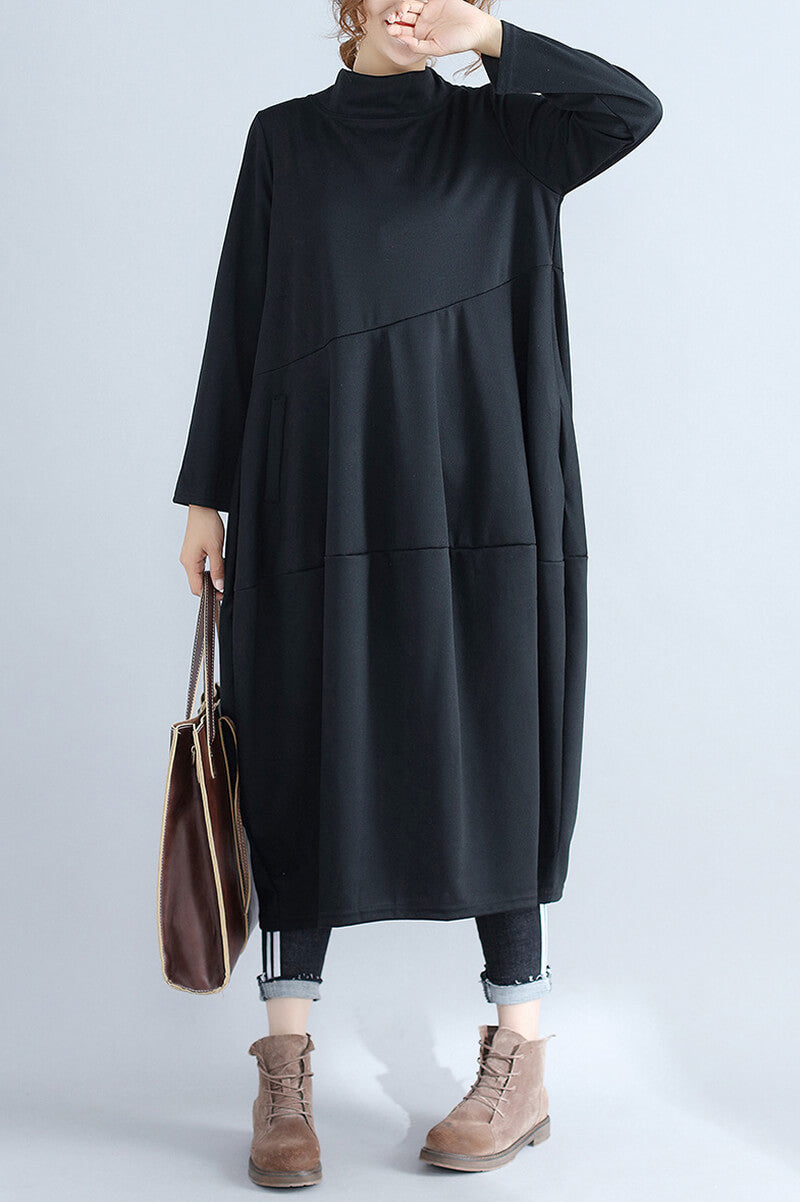 Comfortable Urban Midi Dress for Effortless Style