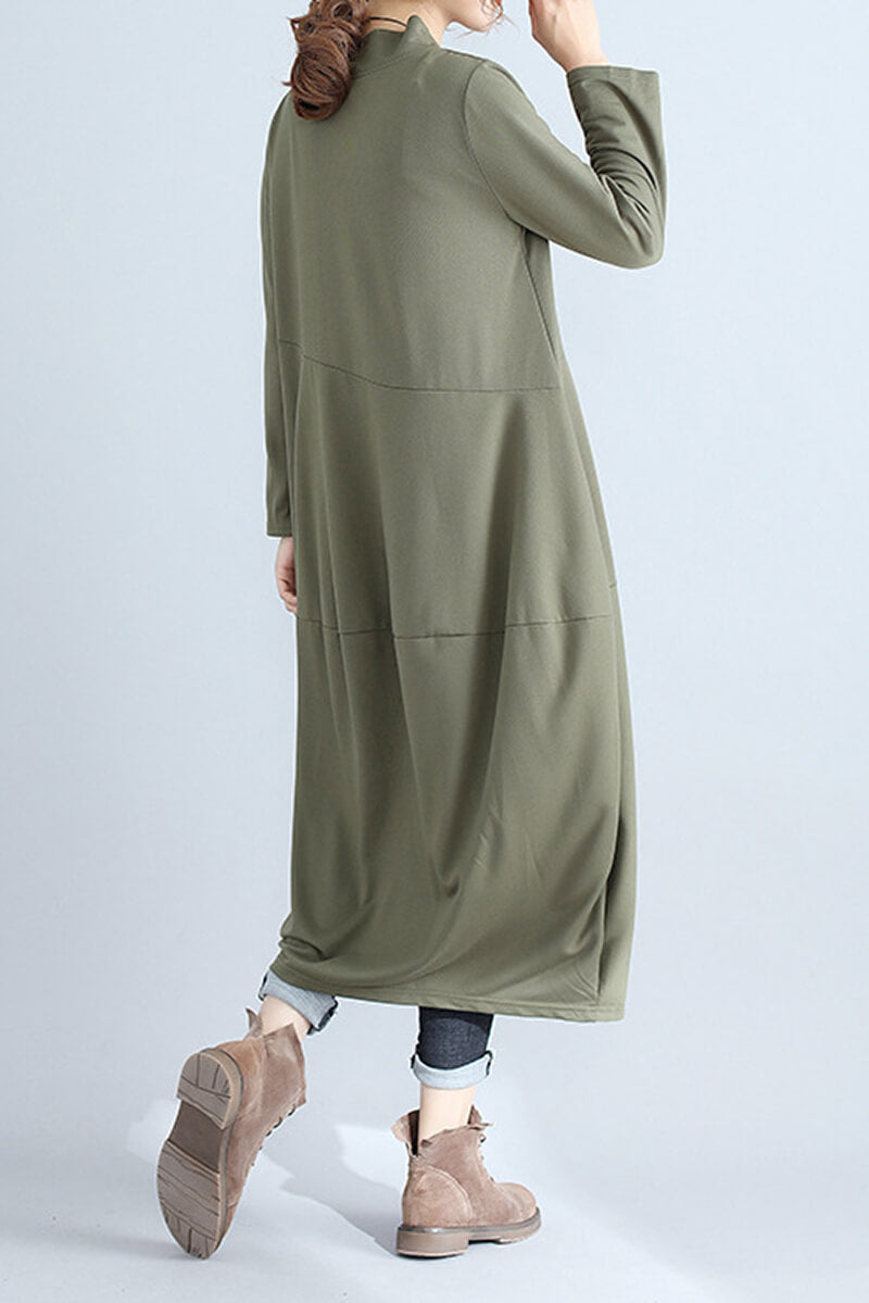 Comfortable Urban Midi Dress for Effortless Style