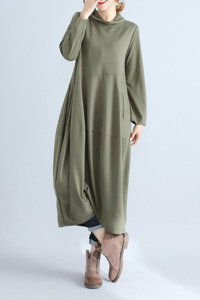 Comfortable Urban Midi Dress for Effortless Style