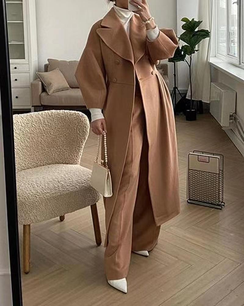 Elegant Long Coat for Women - Stylish and Warm Outerwear