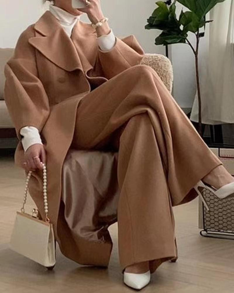 Elegant Long Coat for Women - Stylish and Warm Outerwear