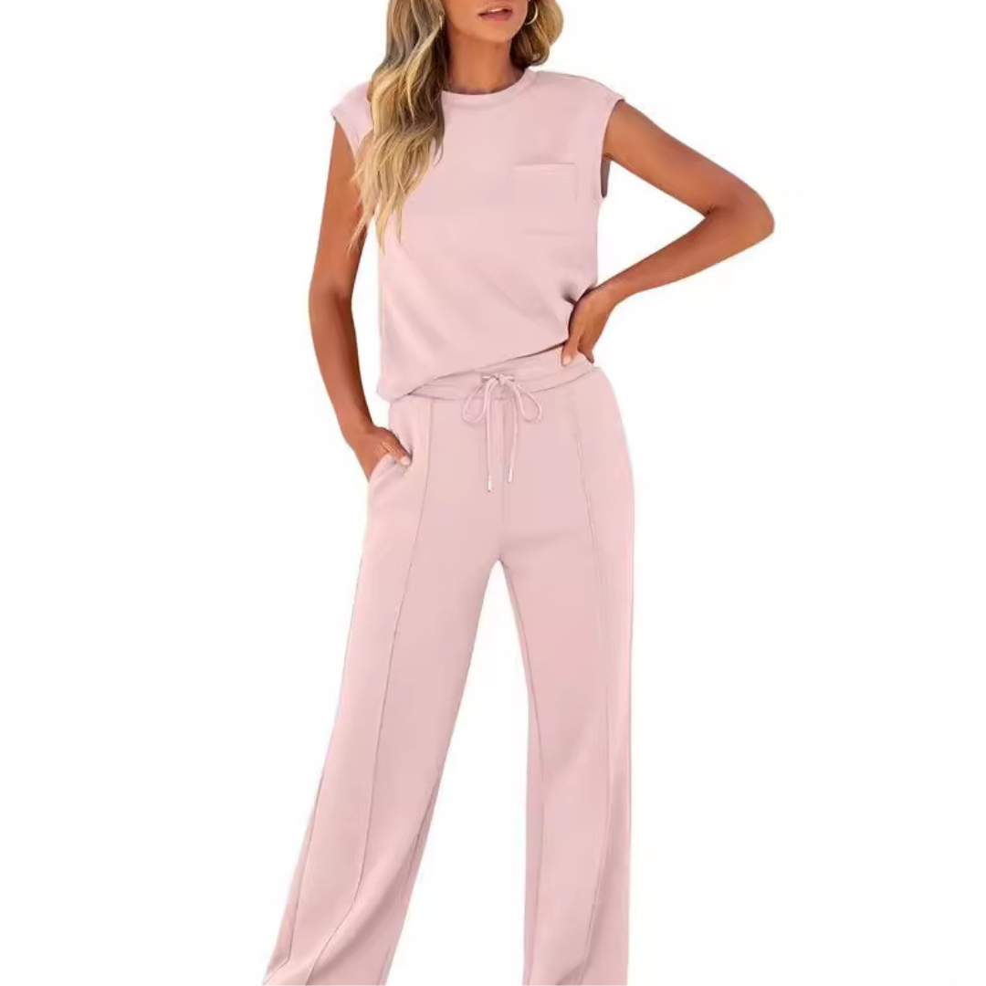 Elvara Casual Summer Lounge Co-Ord Set