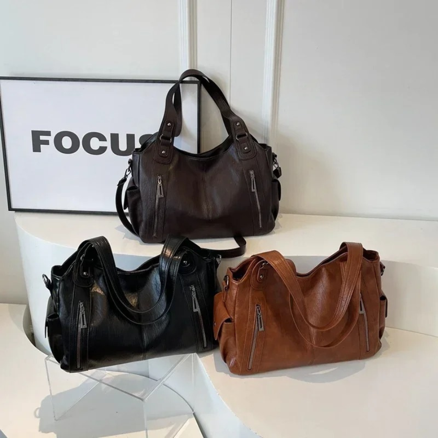 Women’s Classic Multi-Compartment Shoulder Bag