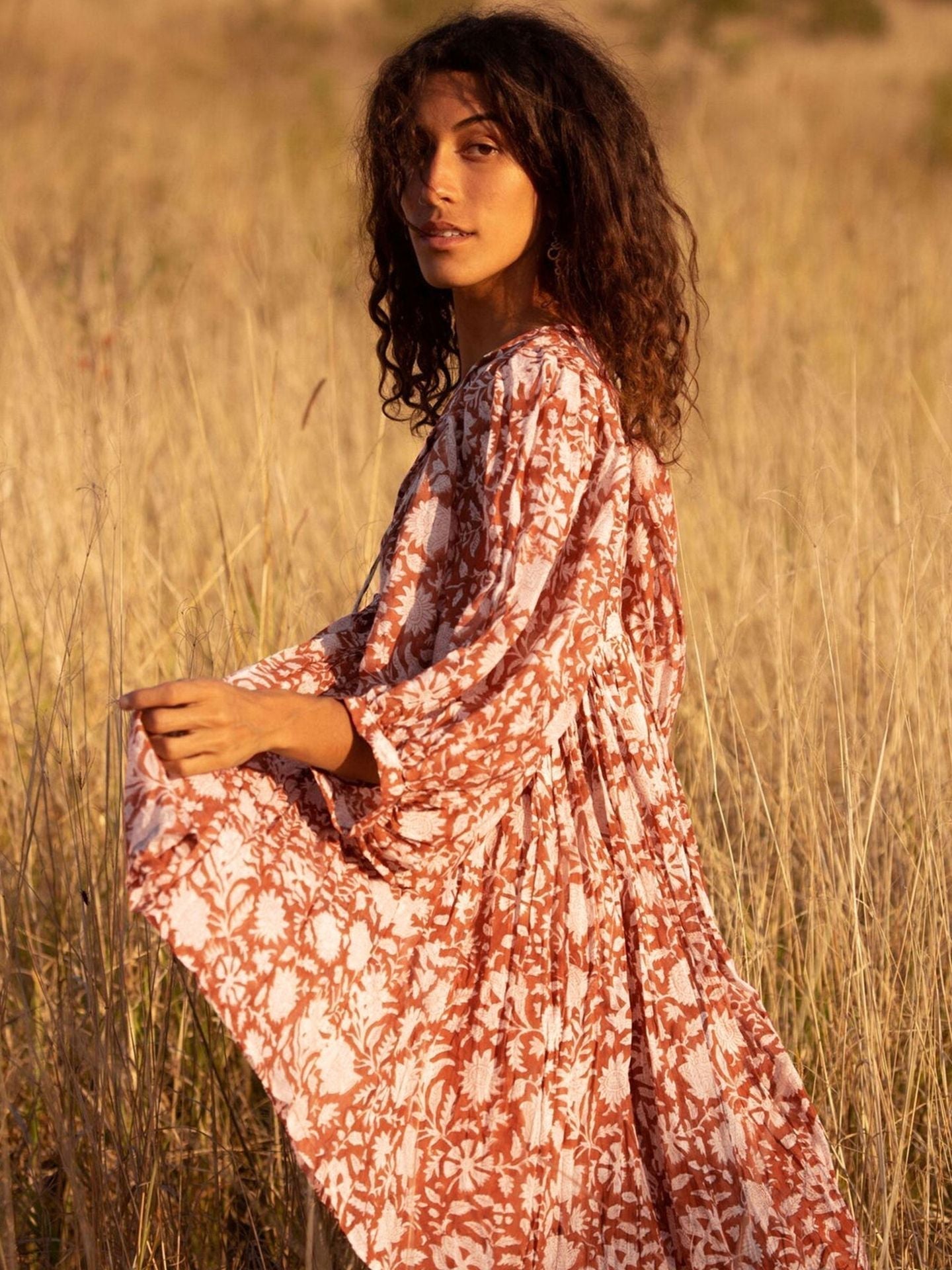 Floral Short Dress with Puff Sleeves for Effortless Style