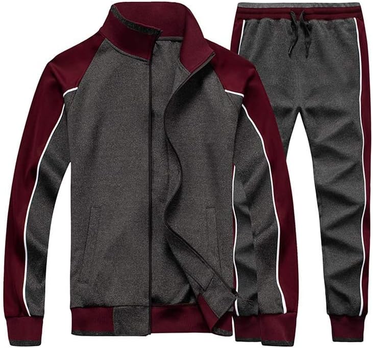 Men's Tracksuit: Full-Zip Jacket, Raglan Sleeves