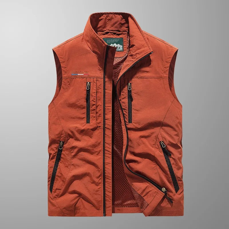 Breathable Outdoor Cargo Vest for Active Lifestyle