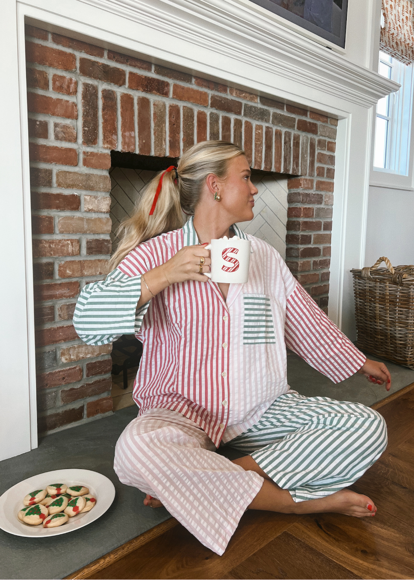 Striped Soft Cotton Pyjama Set