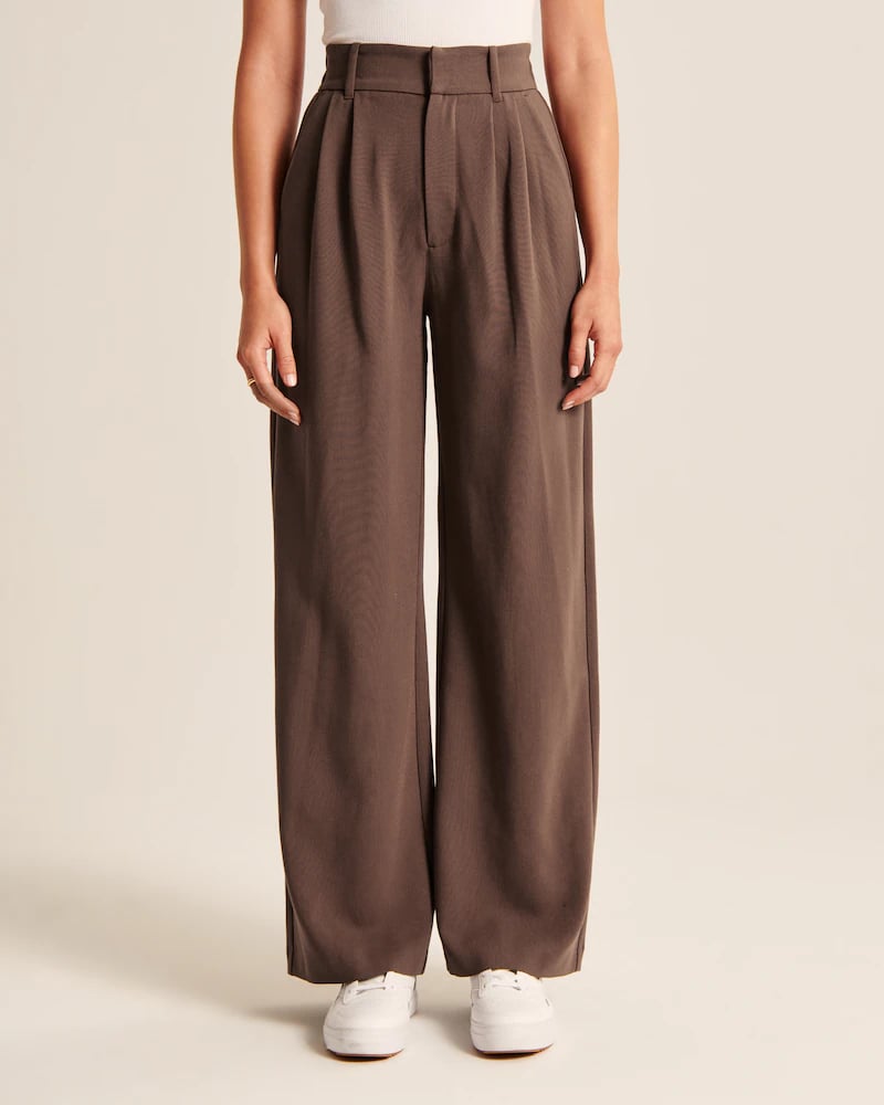 Women's Tailored Wide Leg Trousers for Effortless Style