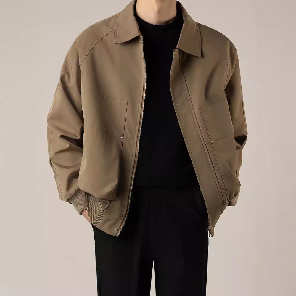 Men's Casual Bomber Jacket – Lightweight & Stylish