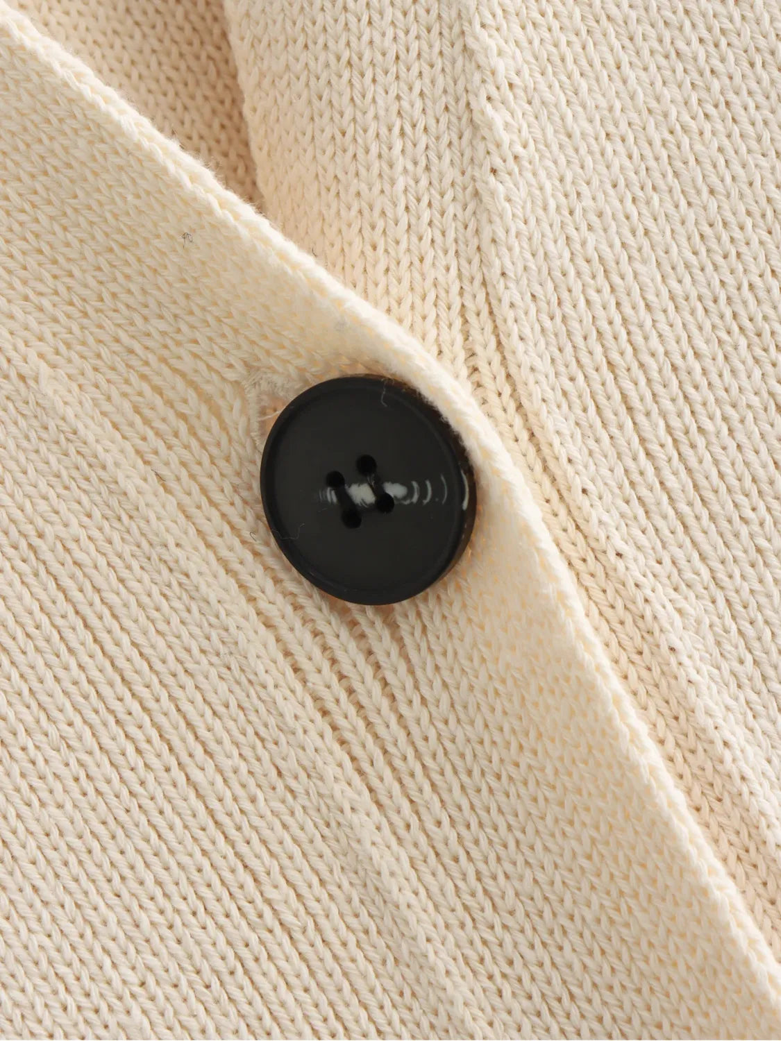 Cozy Knit Cardigan with Pockets and Button Closure