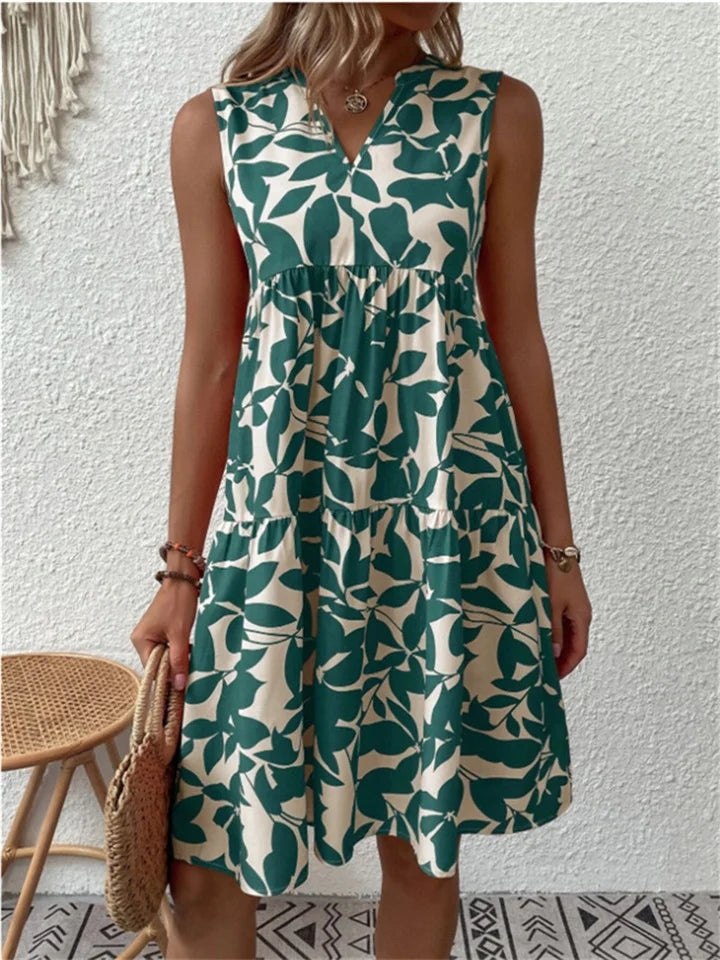 Flowy Blooming Floral Dress – Lightweight & Elegant