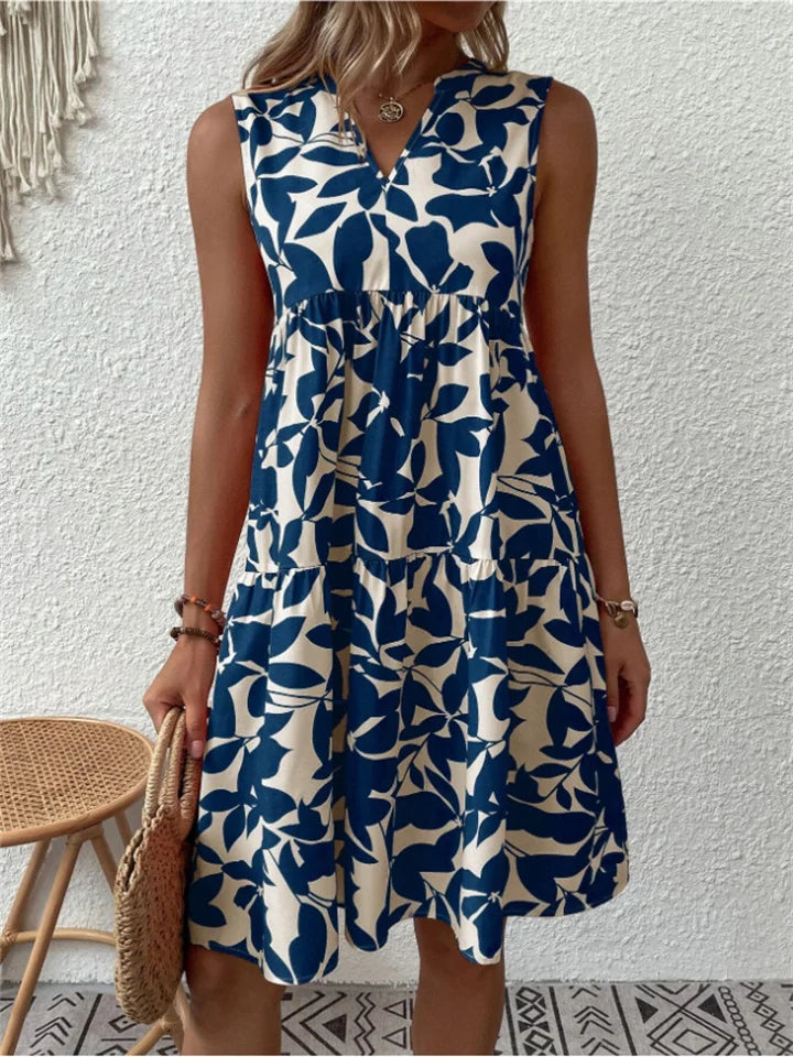Flowy Blooming Floral Dress – Lightweight & Elegant