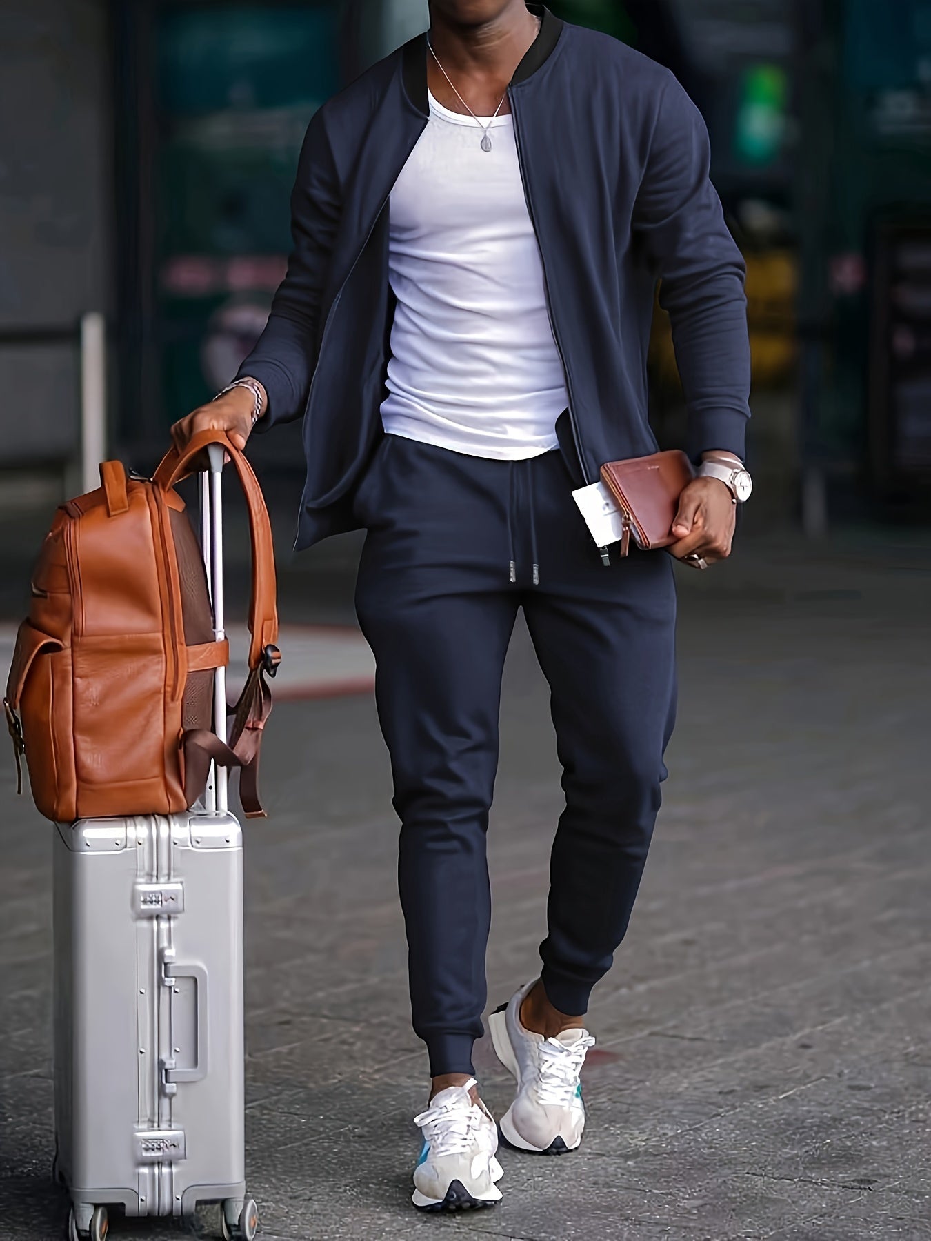 Men's Casual 2-Piece Set – All-Season Wear