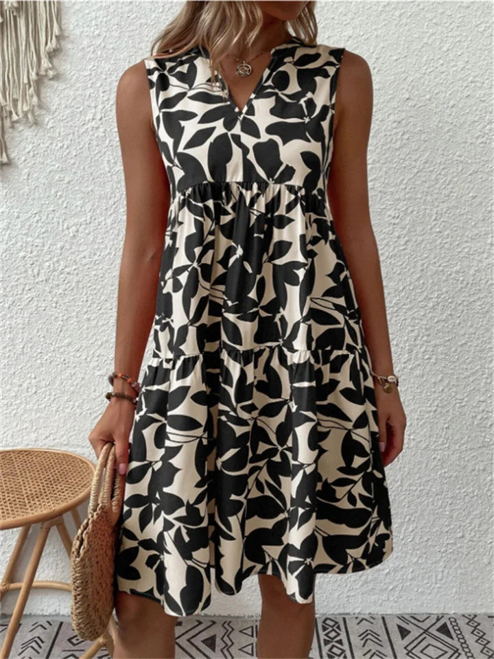 Flowy Blooming Floral Dress – Lightweight & Elegant