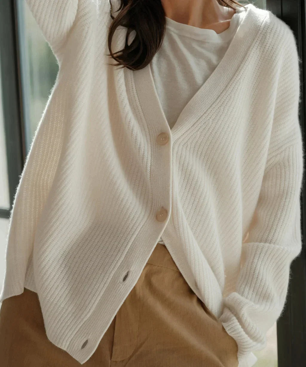 Buttoned Knit Cardigan for Stylish Layering and Comfort