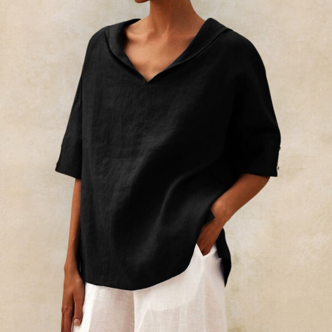 Casual Loose-Fit Women's Blouse – Comfortable & Stylish