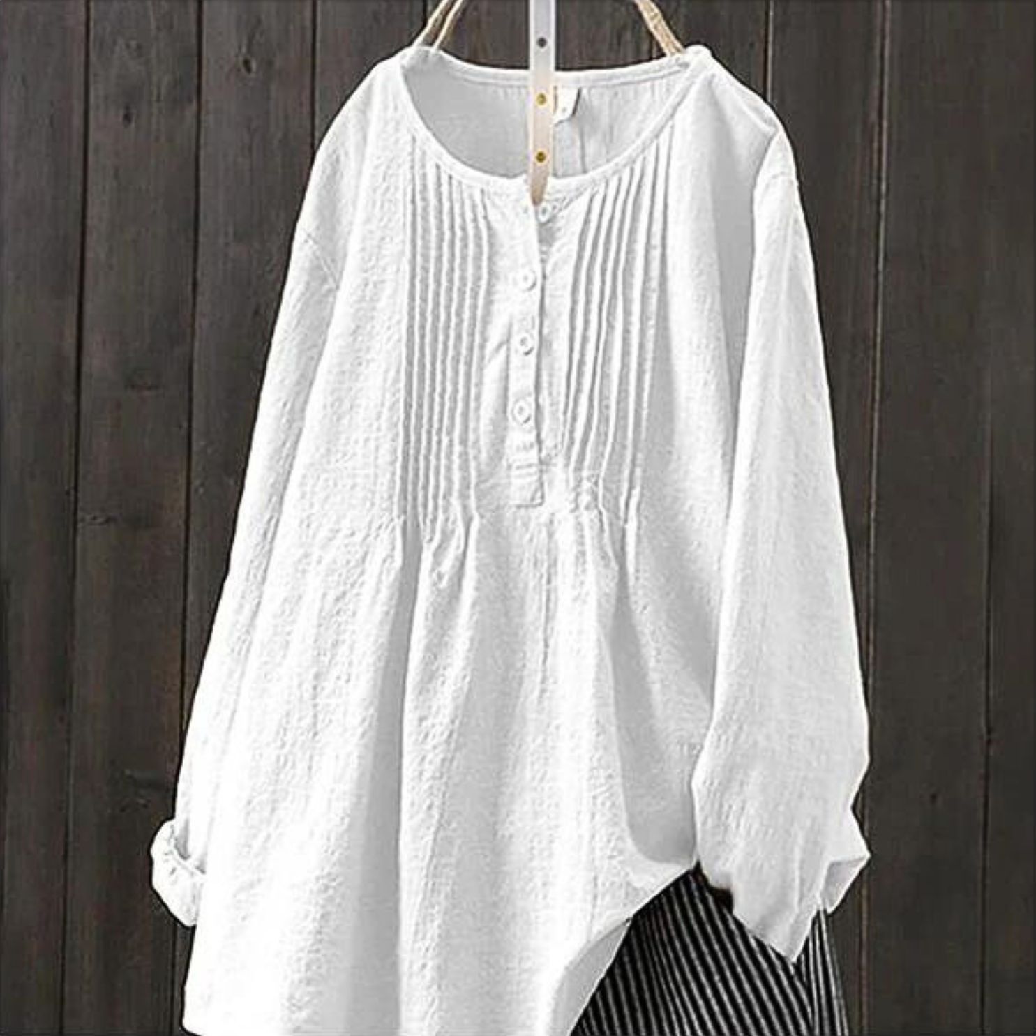 Cotton Blouse with Elegant Design and Comfortable Fit