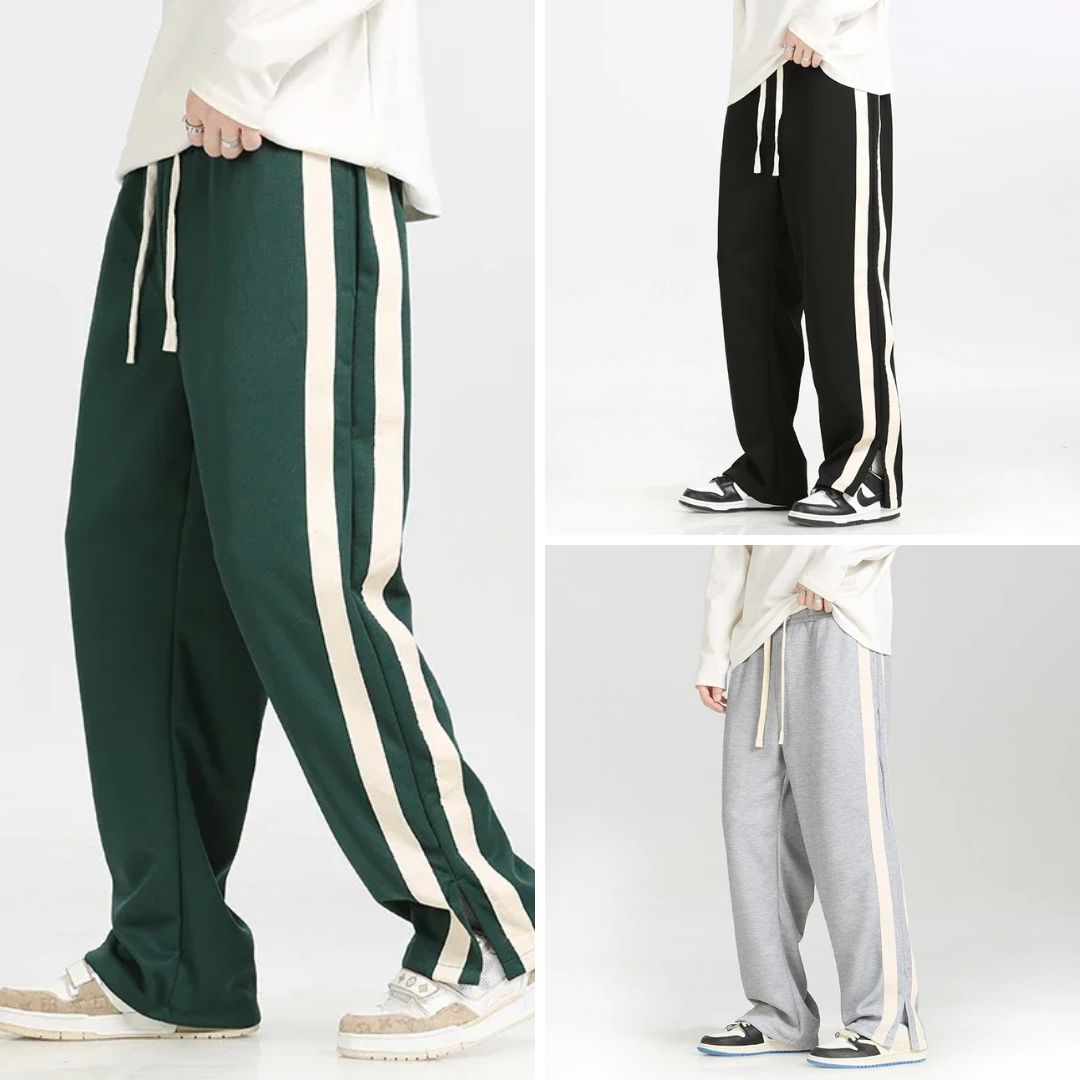 Cosy Striped Joggers with Comfortable Fit