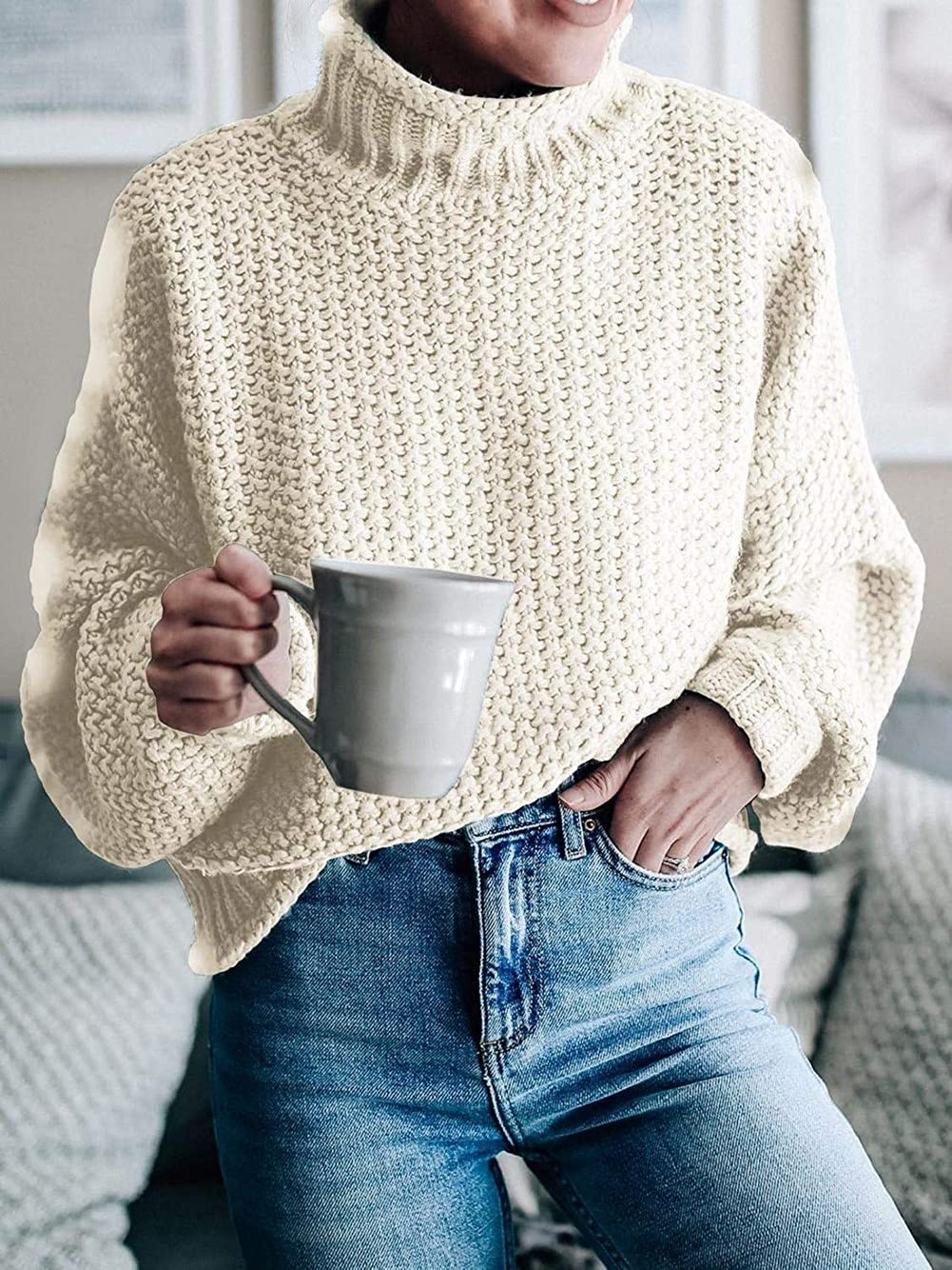 Thick Knit Cozy Jumper for Warmth and Comfort