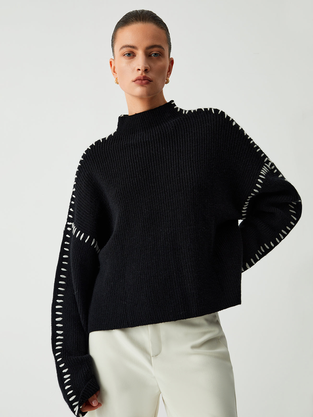 Elegant Parisian Style Mesh Blouse with Delicate Detailing