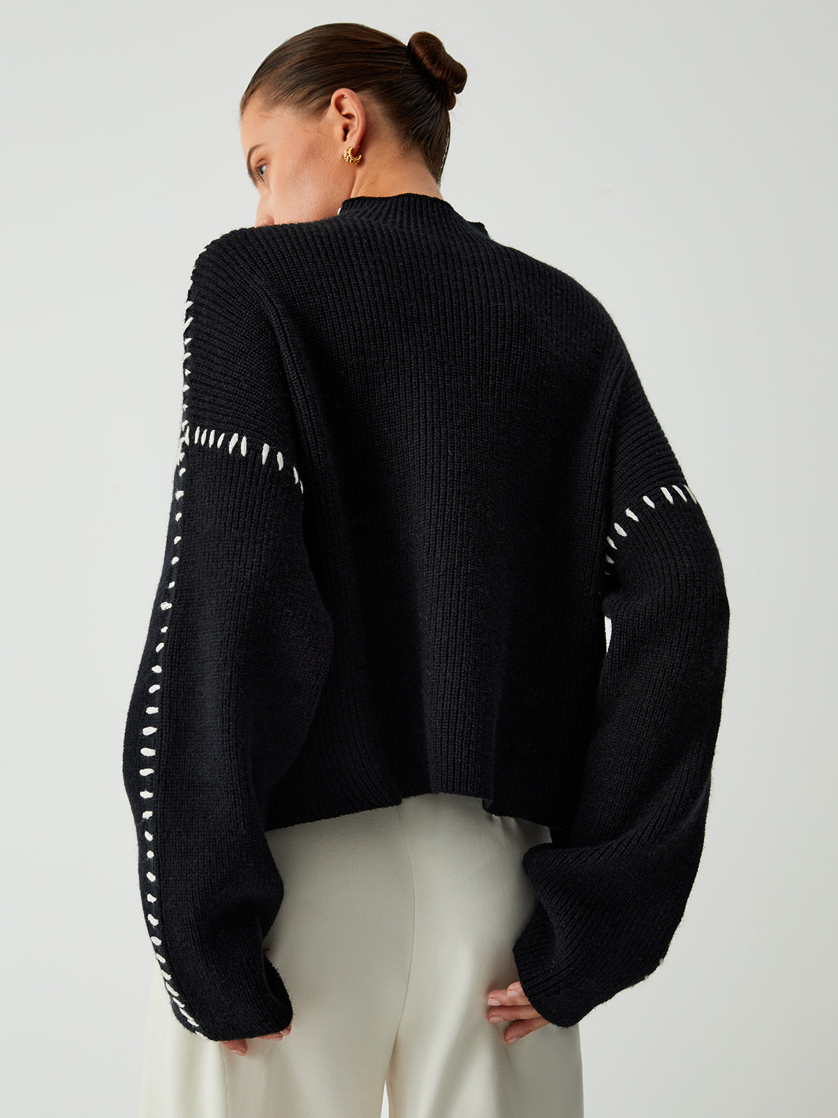 Elegant Parisian Style Mesh Blouse with Delicate Detailing
