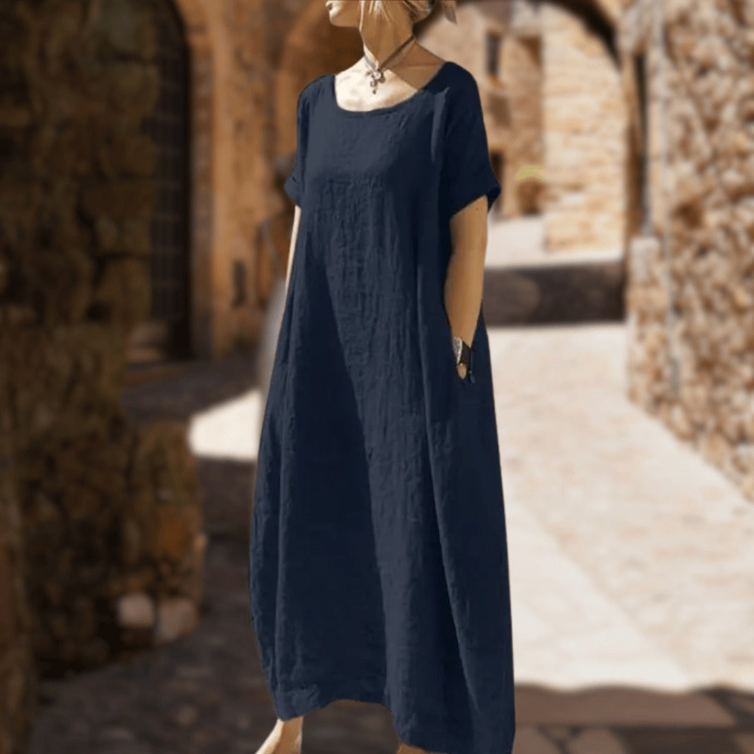 Loose Cut Maxi Dress for Effortless Style and Comfort