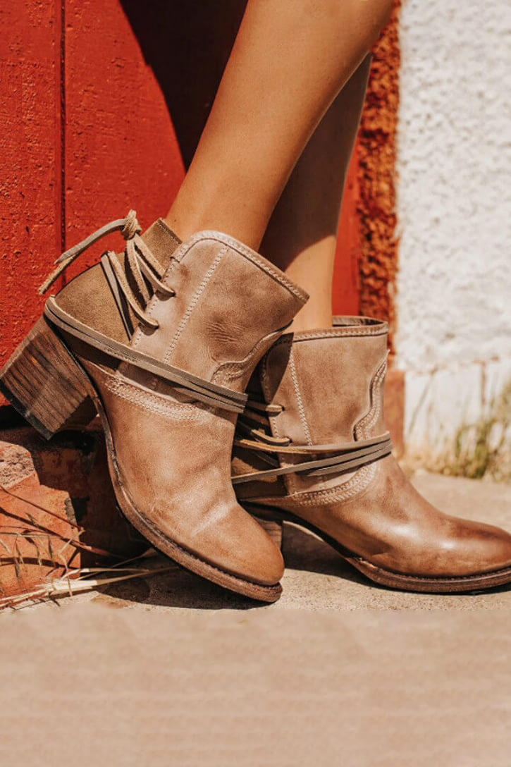 Women's Short Country Boots - Stylish & Comfortable Footwear