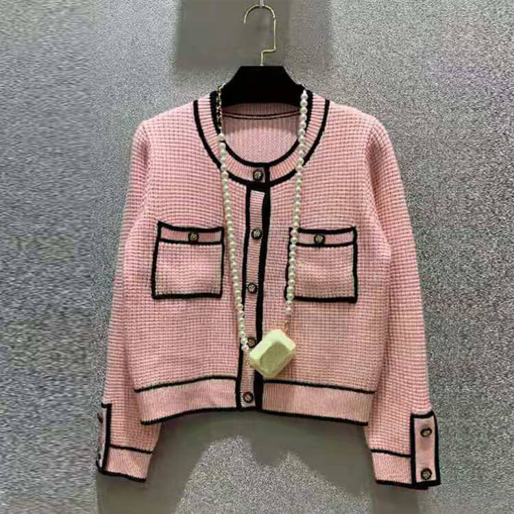 Multicolor Tweed Cardigan for Stylish Layering