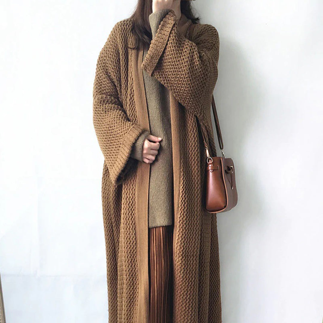 Women's Oversized Knit Cardigan – Lightweight Summer Layer