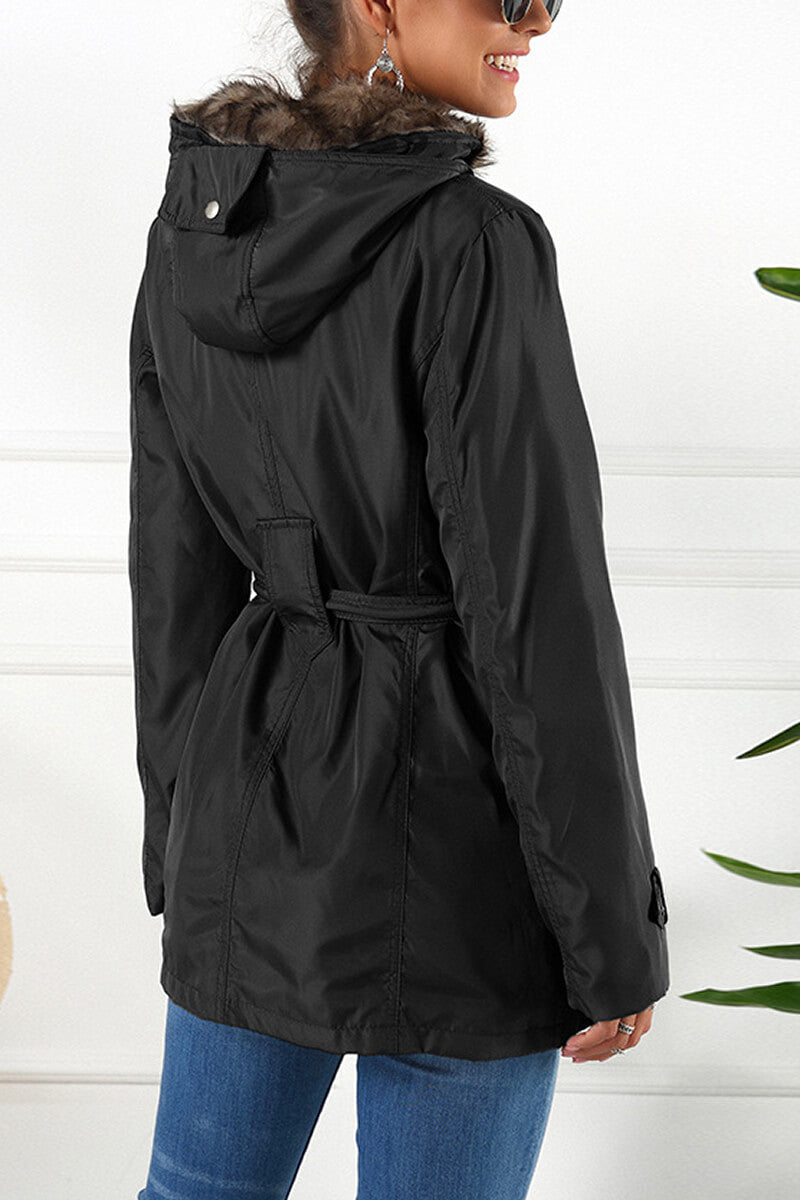 Hooded Lined Parka for Warmth and Comfort