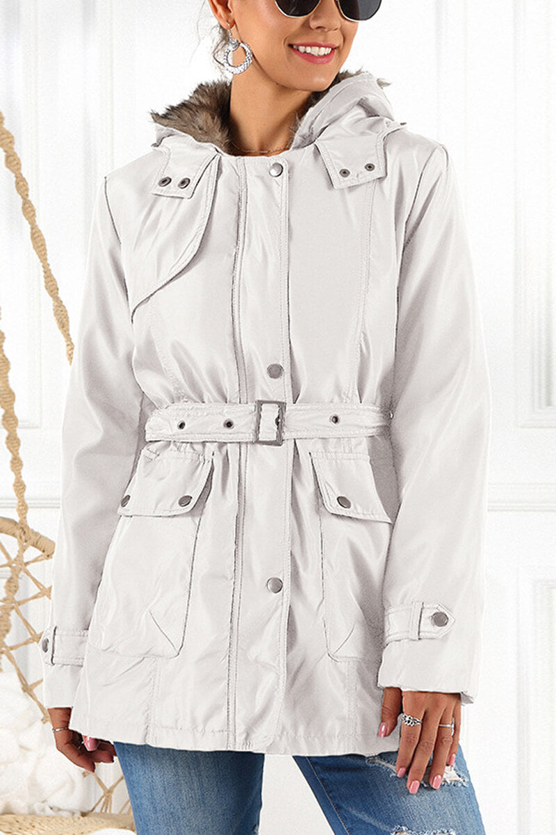 Hooded Lined Parka for Warmth and Comfort