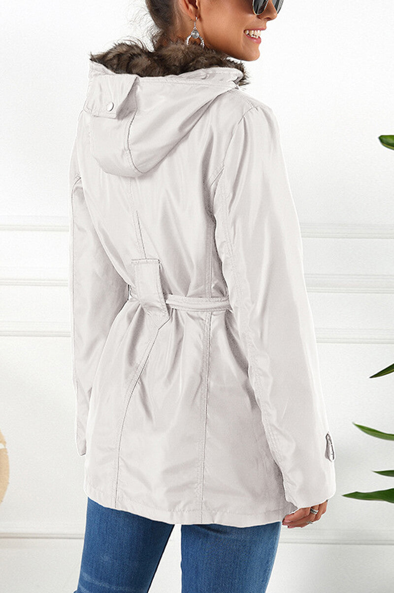 Hooded Lined Parka for Warmth and Comfort