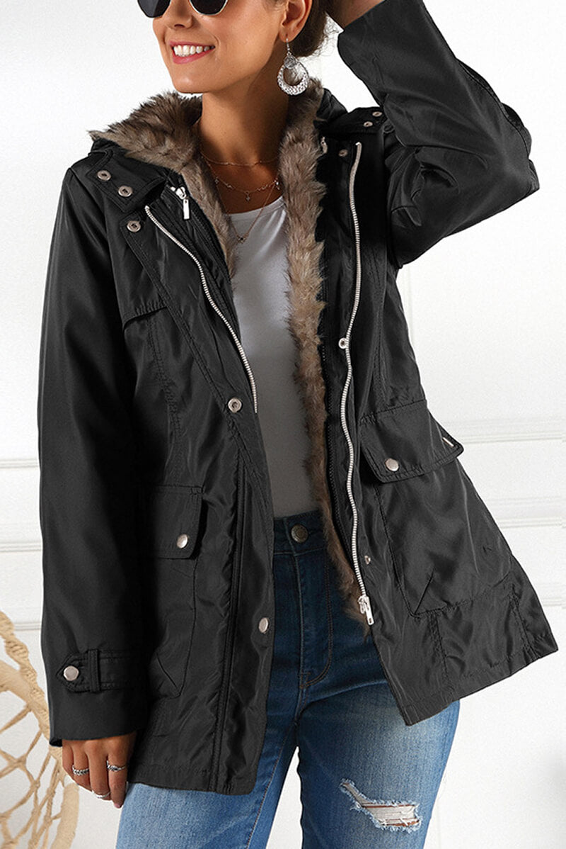 Hooded Lined Parka for Warmth and Comfort