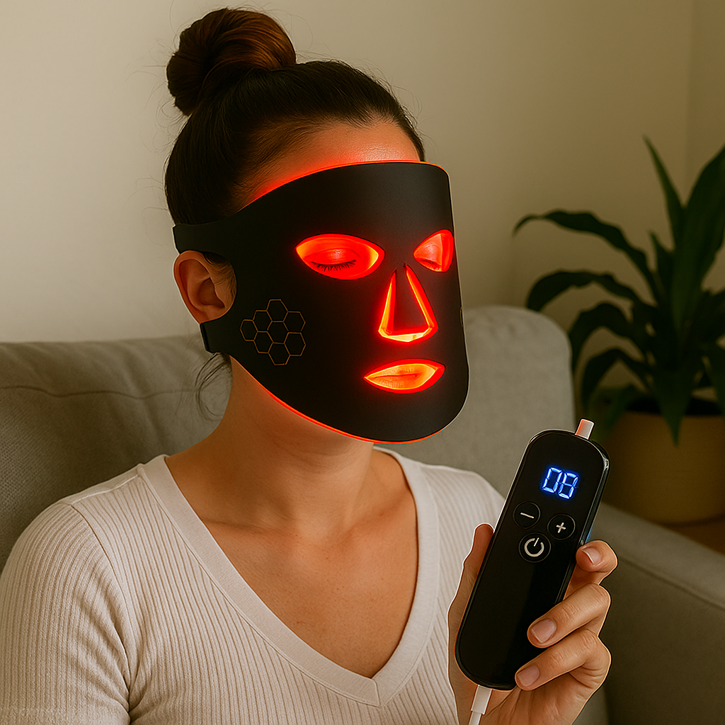 Acne-Fighting LED Light Therapy Mask for Clear Skin