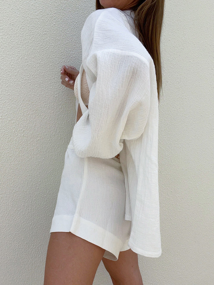 Soft Cotton Pajama Set for Comfortable Sleep and Relaxation