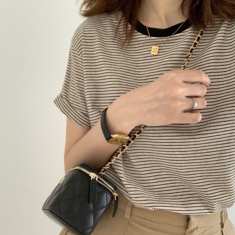 Striped T-Shirt with Comfortable Fit and Stylish Design