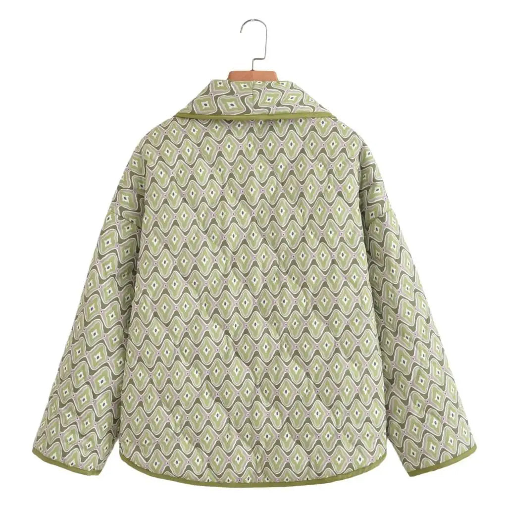 Bohemian Style Quilted Open Coat for Effortless Layering