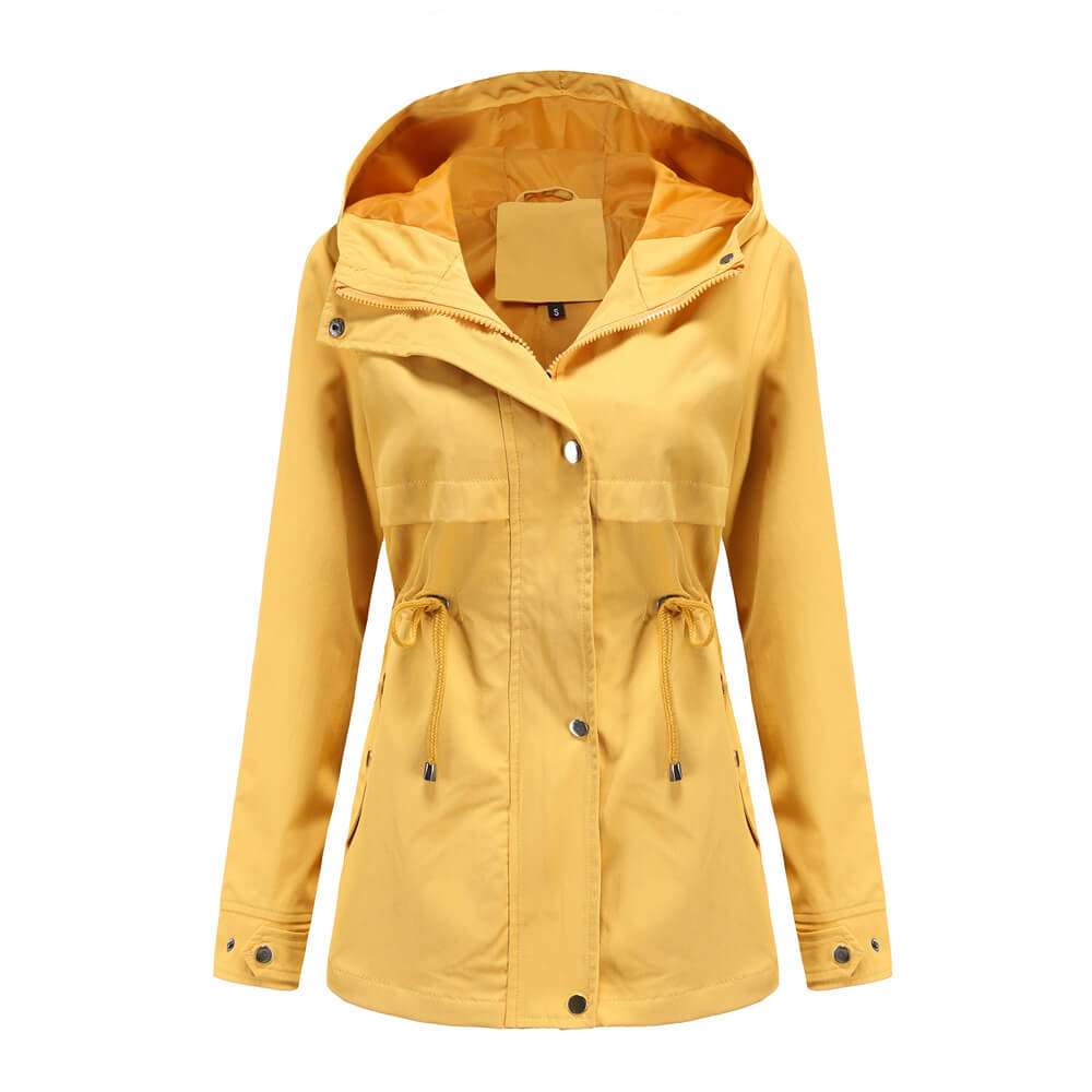 Hooded Windbreaker Jacket for Men and Women in London Style