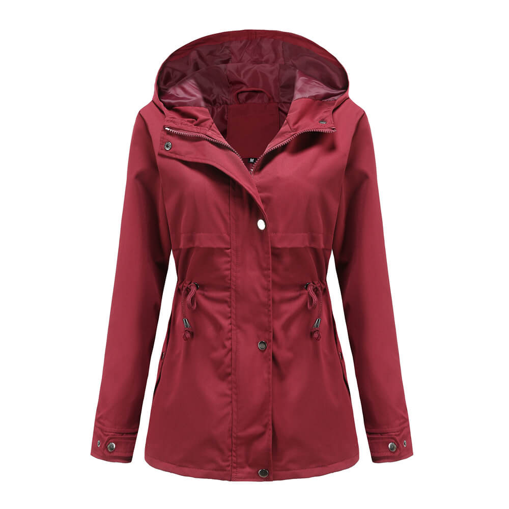 Hooded Windbreaker Jacket for Men and Women in London Style