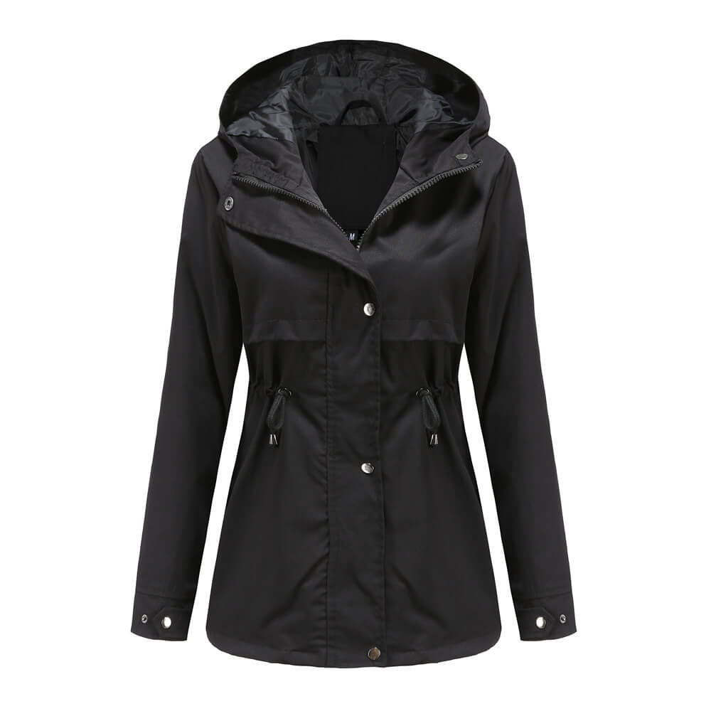 Hooded Windbreaker Jacket for Men and Women in London Style